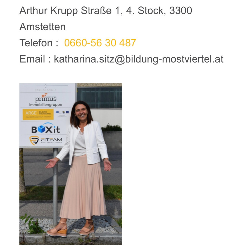 Social Media Profilbild Katharina Sitz Amstetten