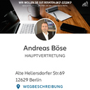 Social Media Profilbild Andreas Böse Berlin
