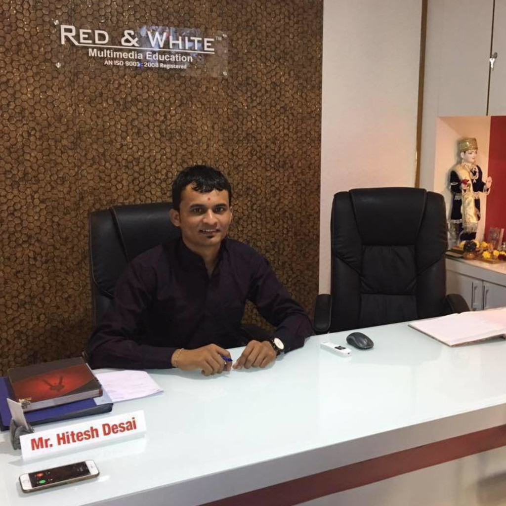 Prof. Hitesh Desai CEO Red & White multimedia Education XING