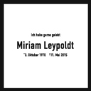 Social Media Profilbild Miriam Leypoldt Stuttgart