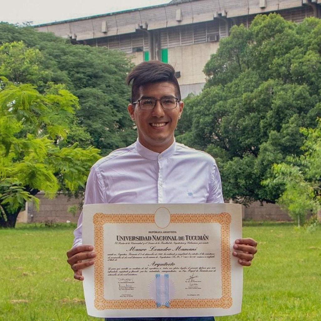 Mauro Leandro Mamani Architect I work for German Schilman real