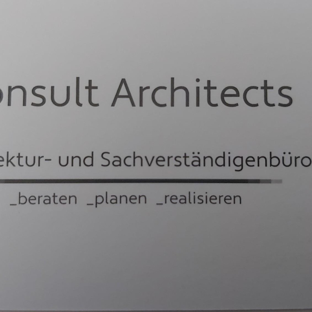 Florian Pacher Inhaber Consult Architec XING
