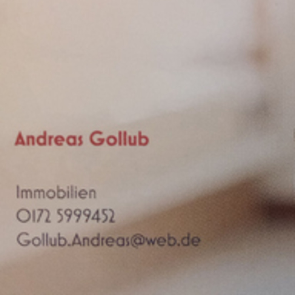 Andreas Gollub Inhaber Andreas Gollub Immobilien XING
