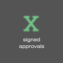 signed approvals