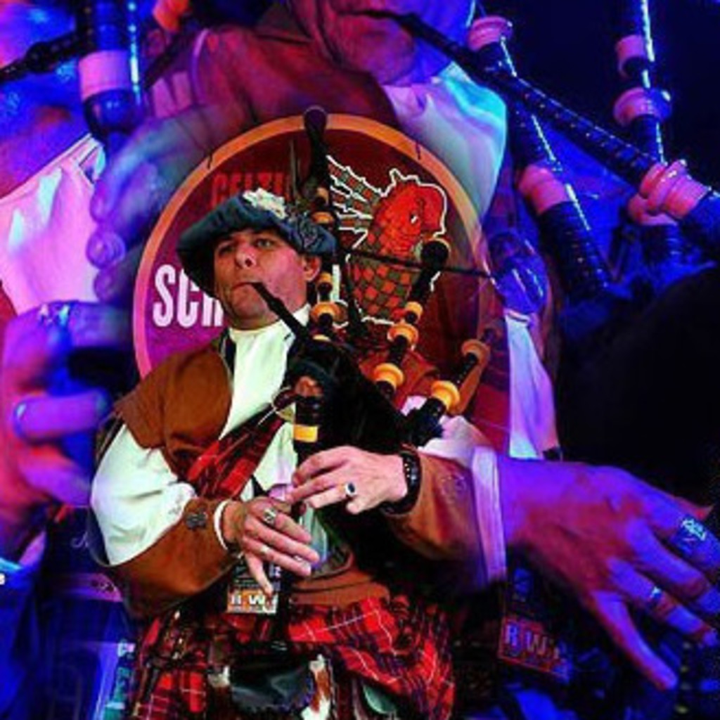 Alfred Sattler Alleinunterhalter mit dem schottischen Dudelsack